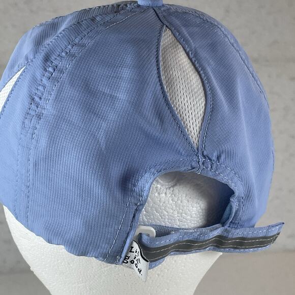 LIFE IS GOOD Blue Adjustable Relax Vacation Adirondack Logo Baseball Cap Hat OS - Picture 4 of 7